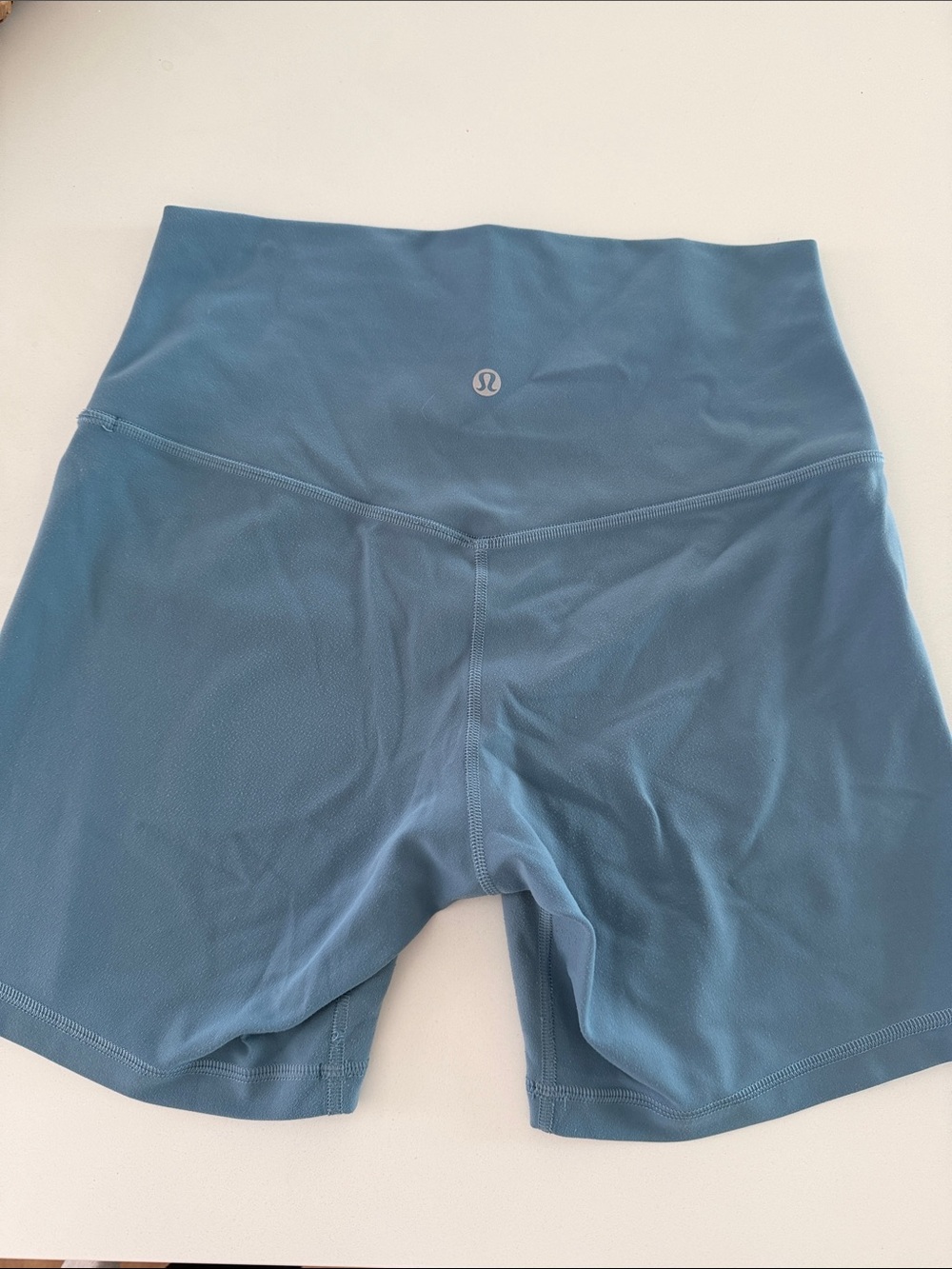 lululemon athletica High-Rise Bike Shorts in Slate Blue 8 align